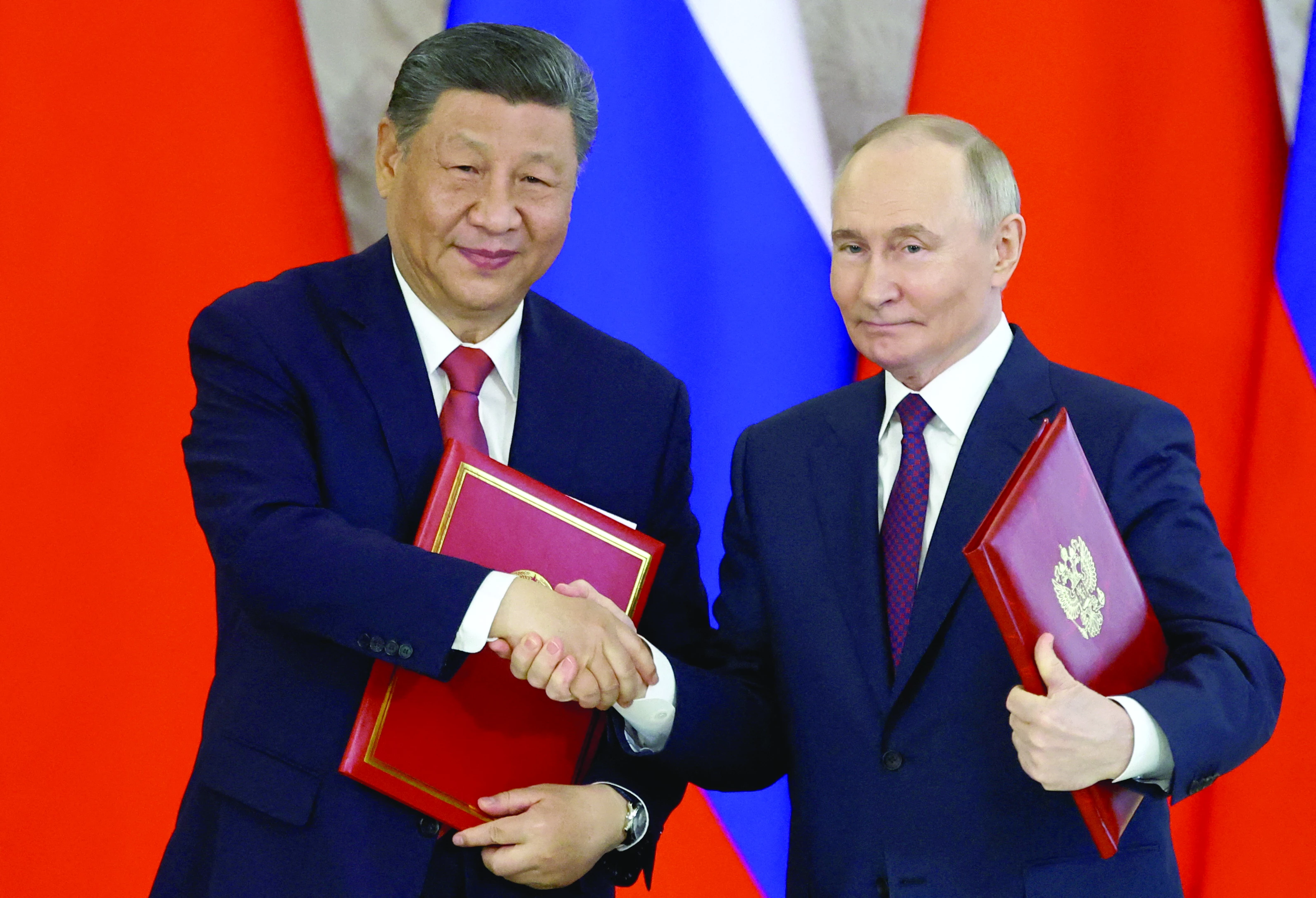 普京和习怒斥西方