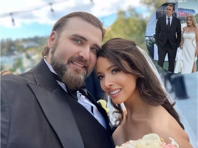韦斯顿·凯奇在比佛利山庄结婚,父亲尼古拉斯·凯奇不顾过去的坎坷出席婚礼