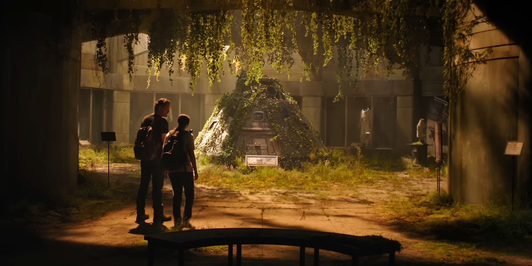 Joel takes Ellie to an aerospace museum in The Last of Us season 2