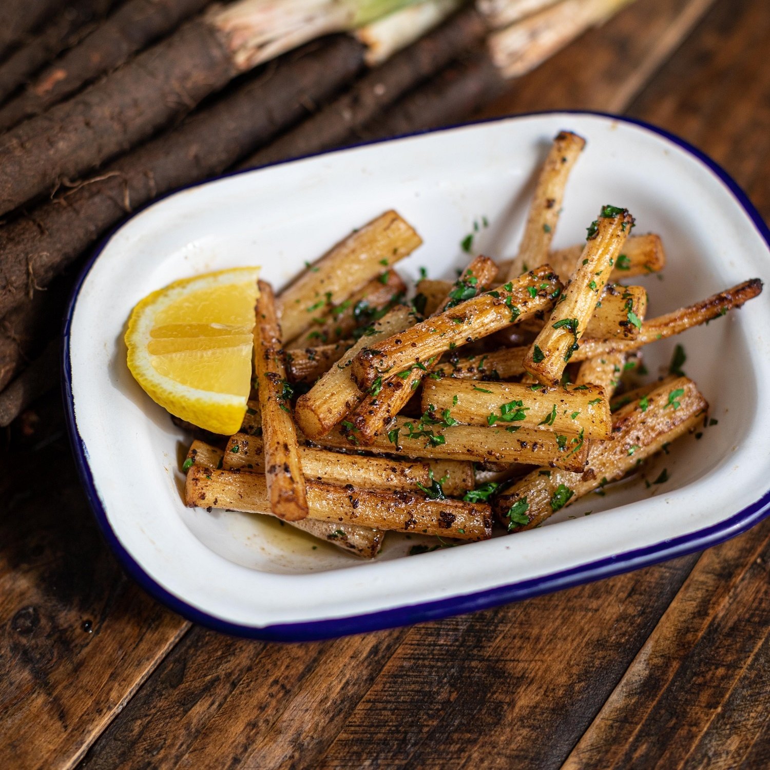 Sautéed salsify
