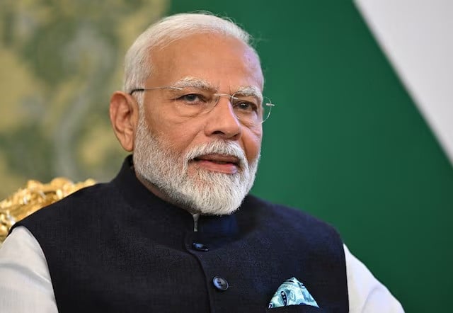 India's Prime Minister Narendra Modi attends a meeting with Russia's President Vladimir Putin at the Kremlin in Moscow, Russia July 9, 2024. PHOTO: REUTERS