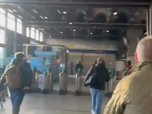 People have been told to evacuate the station Credit: X
