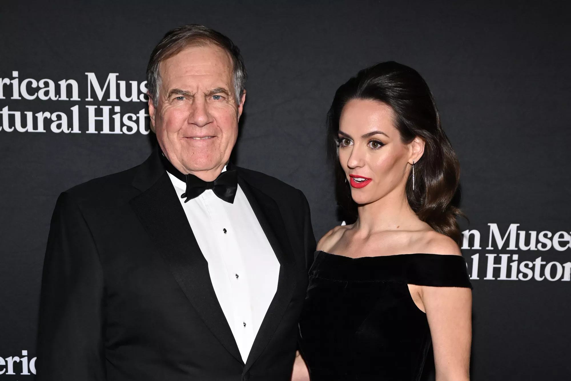 Bill Belichick and Jordon Hudson
